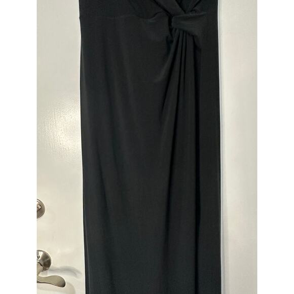 Lauren Ralph Lauren Jersey Off-the-Shoulder Gown Dress Black Size 10 NWT Elegant - Picture 6 of 14